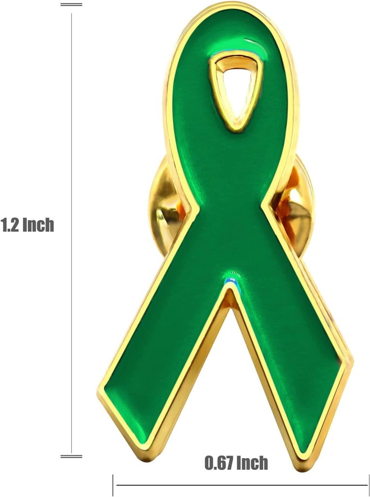 20/50Pack-Cause Awareness Multicolor Ribbon Lapel Pin -Support Your Fundraiser