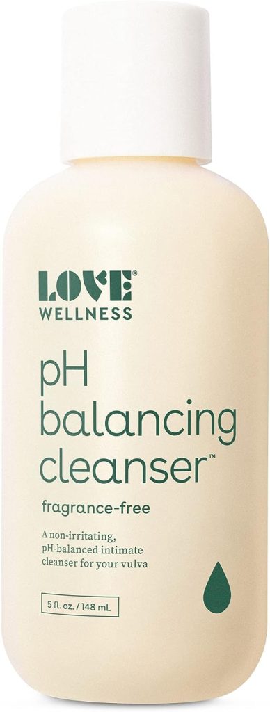 Love Wellness Feminine Wash for Women, pH Balancing Cleanser - Fragrance-Free Vaginal Wash for Sensitive Skin - Womens Vaginal Health Cleanser for Balanced pH - Non-Irritating for Itchy  Dry Skin